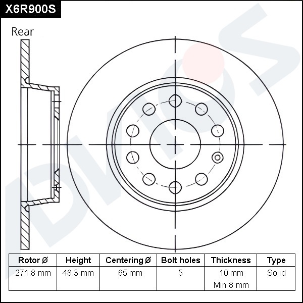Диск тормозной зад. ADVICS (кратность 2 шт.) AUDI A3 2008 -    SKODA KAROQ 2017 -    SKODA Octavia 2004 -    SKODA Superb 2008 - 2015   SKODA Yeti 2009 - 2018   VOLKSWAGEN CADDY 2010 -    VOLKSWAGEN CADDY VP 2010 -    VOLKSWAGEN Golf 2008 -    VOLKSWAGEN 