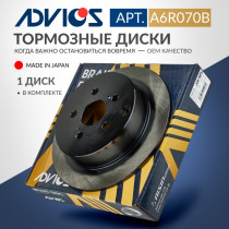 Диск тормозной зад. ADVICS TOYOTA CALDINA 2002 - 2007   TOYOTA MATRIX 2001 - 2007   TOYOTA OPA 2000 - 2005   TOYOTA Prius 2003 - 2009   TOYOTA VISTA 1998 - 2003   TOYOTA Voltz 2002 - 2004   TOYOTA WILL VS 2001 - 2004                                       