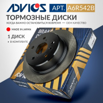 Диск тормозной зад. ADVICS LEXUS RX 1998 - 2003   TOYOTA CAMRY 1996 - 2011   TOYOTA HARRIER 1997 - 2003   TOYOTA Highlander 2000 - 2007   TOYOTA MARK II 1997 - 2002                                                                                           