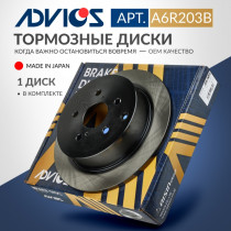 Диск тормозной зад. ADVICS TOYOTA ALPHARD 2008 - 2015   TOYOTA VELLFIRE 2008 - 2015                                                                                                                                                                            