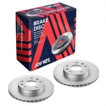 Диск тормозной пер. ADVICS (кратность 2 шт.) NISSAN TERRANO 2014 -    Renault DUSTER 2010 - 2022   Renault KAPTUR 2016 -                                                                                                                                       