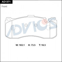 Дисковые тормозные колодки ADVICS (еврокерамика) передние BMW 1 SERIES 2007 - 2013                                                                                                                                                                             