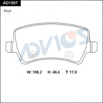Дисковые тормозные колодки ADVICS (еврокерамика) задние Ford GALAXY 2006 - 2015   LAND ROVER FREELANDER 2006 - 2014   LAND ROVER RANGE ROVER EVOQUE 2011 - 2018   Volvo S60 2010 - 2018   Volvo S80 2006 - 2012   Volvo XC60 2008 - 2017   Volvo XC70 2007 - 20