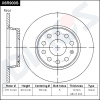 Диск тормозной зад. ADVICS (кратность 2 шт.) AUDI A3 2008 -    SKODA KAROQ 2017 -    SKODA Octavia 2004 -    SKODA Superb 2008 - 2015   SKODA Yeti 2009 - 2018   VOLKSWAGEN CADDY 2010 -    VOLKSWAGEN CADDY VP 2010 -    VOLKSWAGEN Golf 2008 -    VOLKSWAGEN 