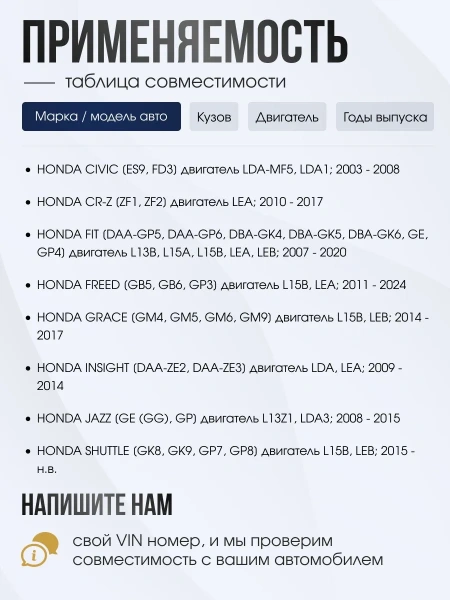 Колодки тормозные передние HONDA FIT / JAZZ GE6 GE8 GE9, INSIGHT ZE2 ZE3, CR-Z ZF1 ZF2, CITY GM, FIT GK3 Advics SN149P