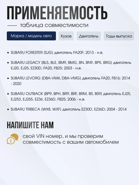Колодки тормозные передние SUBARU LEGACY BL / BP (03-09), LEVORG (VM4,VMG) LEGACY BM / BR (09-14), IMPREZA WRX GRF (09-11) Advics SN916P