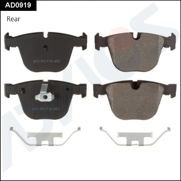 Дисковые тормозные колодки ADVICS (еврокерамика) задние BMW 1 SERIES 2011 - 2013   BMW 5 SERIES 2003 - 2010   BMW 7 SERIES 2005 - 2008   BMW X5 2007 - 2018   BMW X6 2008 - 2020                                                                               