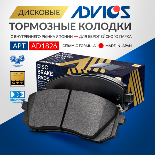 Дисковые тормозные колодки ADVICS (еврокерамика) передние HYUNDAI CRETA 2020 -    HYUNDAI i40 2011 - 2017   HYUNDAI ix35 2010 - 2015   HYUNDAI SONATA 2017 - 2019   KIA OPTIMA 2016 -    KIA SOUL 2014 -    KIA SPORTAGE 2010 - 2016                           