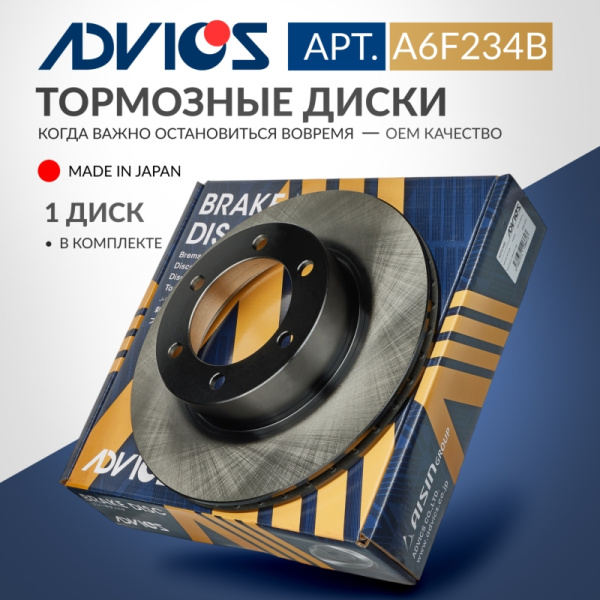 Диск тормозной пер. ADVICS TOYOTA HILUX 1995 - 2002   TOYOTA LAND CRUISER PRADO 90 1996 - 2002                                                                                                                                                                 