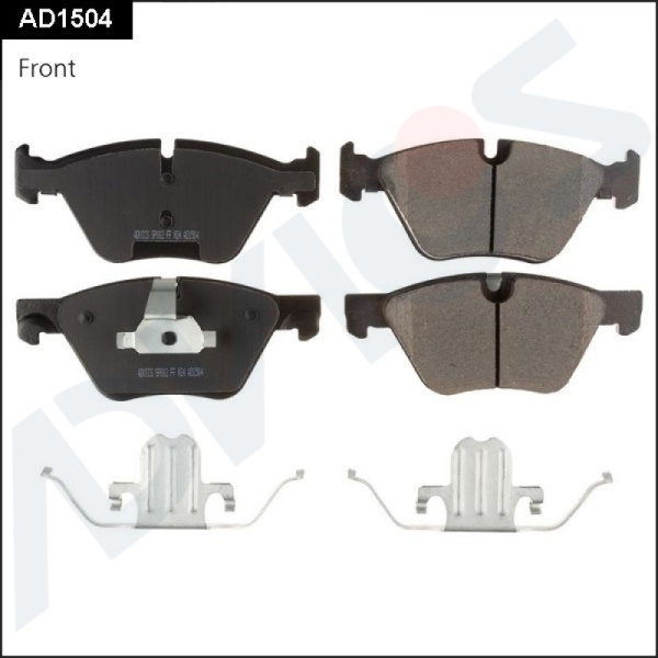 Дисковые тормозные колодки ADVICS (еврокерамика) передние BMW 3 2004 - 2013   BMW 5 2003 - 2017   BMW X1 2009 - 2015   BMW Z4 2009 - 2016
