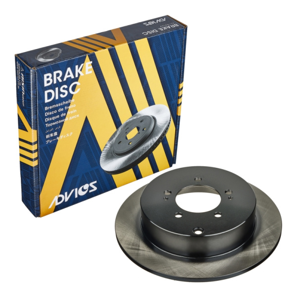 Диск тормозной зад. ADVICS CITROEN C-CROSSER 2008 -    Mitsubishi LANCER 2007 - 2011   Mitsubishi OUTLANDER 2005 - 2012   PEUGEOT 4007 2007 - 2014   PEUGEOT 4008 2012 - 2015                                                                                  