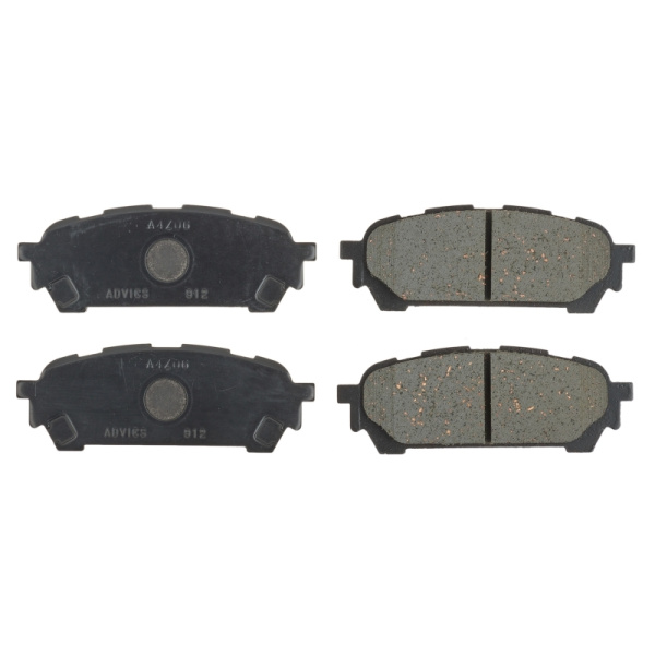 Дисковые тормозные колодки ADVICS задние Subaru FORESTER 2002 - 2008