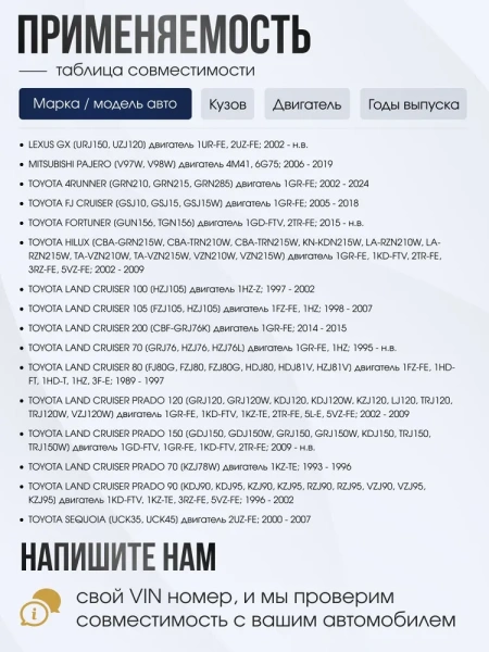 Колодки тормозные задние TOYOTA LAND CRUISER PRADO J120 J150, HILUX SURF N215, 4RUNNER N215 N280, FJ CRUISER GSJ15, LEXUS GX460 GX470, PAJERO V90 Advics SN120