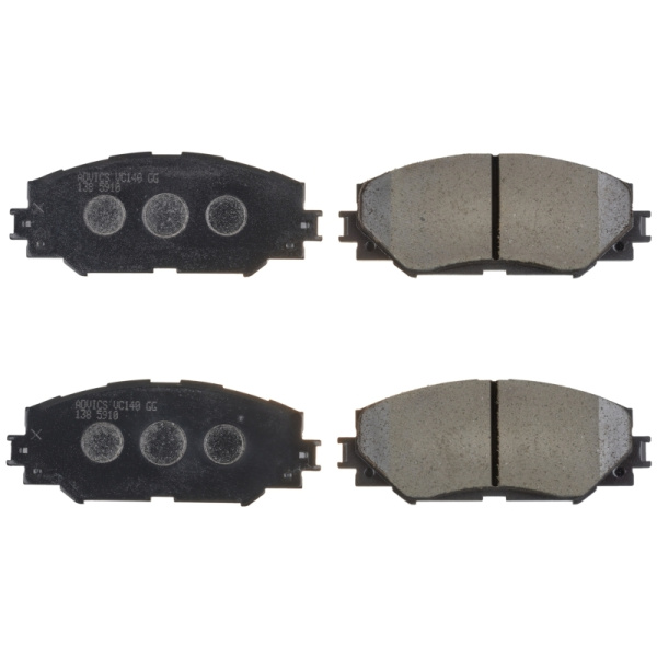 Дисковые тормозные колодки ADVICS передние TOYOTA ALLION 2007 -    TOYOTA AURIS 2006 - 2018   TOYOTA COROLLA 2000 -    TOYOTA ESQUIRE 2014 - 2021   TOYOTA ist 2007 - 2016   TOYOTA NOAH 2007 - 2021   TOYOTA Premio 2001 -    TOYOTA RAV4 2005 - 2014   TOYOTA