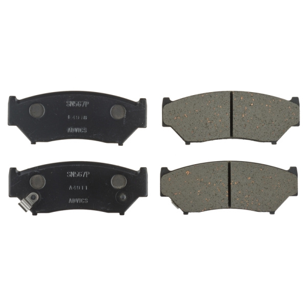 Дисковые тормозные колодки ADVICS передние Chevrolet TRACKER 1998 - 2004   Mazda PROCEED 1996 - 1999   Suzuki Escudo 1994 - 2005   Suzuki GRAND VITARA 1997 - 2005
