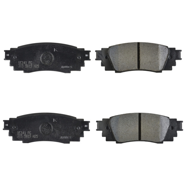 Дисковые тормозные колодки ADVICS задние LEXUS ES 2018 -    LEXUS RX 2015 -    TOYOTA C-HR 2016 -    TOYOTA CAMRY 2017 -    TOYOTA HARRIER 2020 -    TOYOTA RAV4 2018 -    TOYOTA VENZA 2020 -                                                                 
