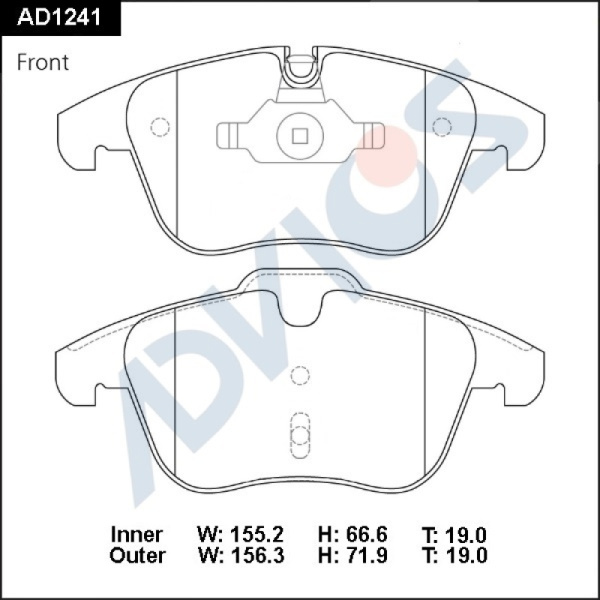 Дисковые тормозные колодки ADVICS (еврокерамика) передние Ford GALAXY 2006 - 2015   Ford MONDEO 2007 - 2015   Ford S-MAX 2006 -    Jaguar XF 2007 - 2016   LAND ROVER FREELANDER 2006 - 2014   LAND ROVER RANGE ROVER EVOQUE 2011 - 2018   Volvo S60 2010 - 201