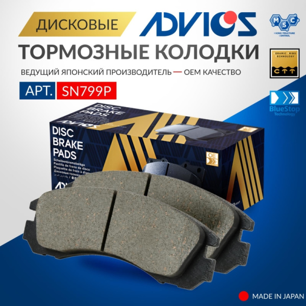 Дисковые тормозные колодки ADVICS передние CITROEN C-CROSSER 2008 -    Mitsubishi AIRTREK 2001 - 2006   Mitsubishi CHALLENGER 1996 - 2001   Mitsubishi DIAMANTE 1995 - 2005   Mitsubishi GALANT 1997 - 2005   Mitsubishi L200 1996 - 2006   Mitsubishi LANCER 2