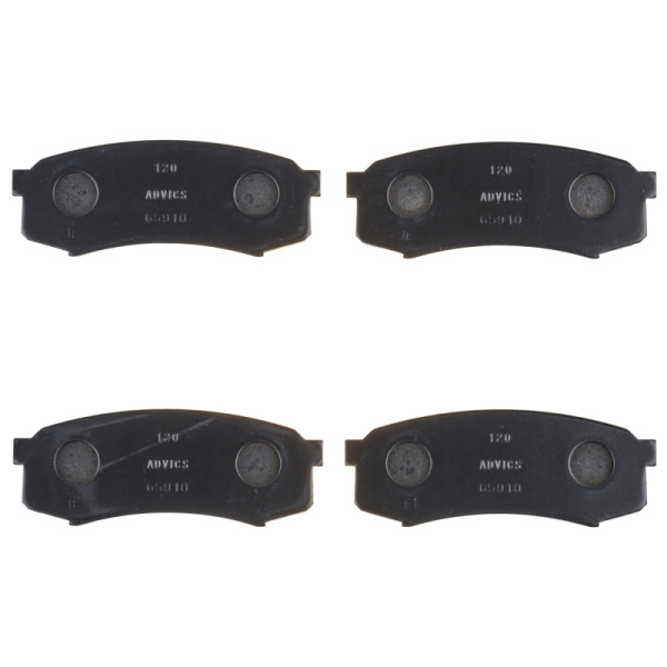 Дисковые тормозные колодки ADVICS задние LEXUS GX 2002 -    Mitsubishi PAJERO 2006 - 2019   TOYOTA 4RUNNER 2002 - 2009   TOYOTA FJ CRUISER 2005 - 2018   TOYOTA FORTUNER 2015 -    TOYOTA HILUX 2002 - 2009   TOYOTA LAND CRUISER 100 1997 - 2002   TOYOTA LAND