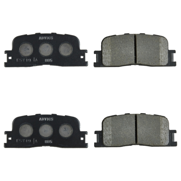 Дисковые тормозные колодки ADVICS задние Chery FORA 2006 - 2010   TOYOTA CALDINA 2002 - 2007   TOYOTA CAMRY 2001 - 2011   TOYOTA Highlander 2000 - 2007   TOYOTA KLUGER 2000 - 2007   TOYOTA Windom 2001 - 2006   TOYOTA Wish 2003 - 2017