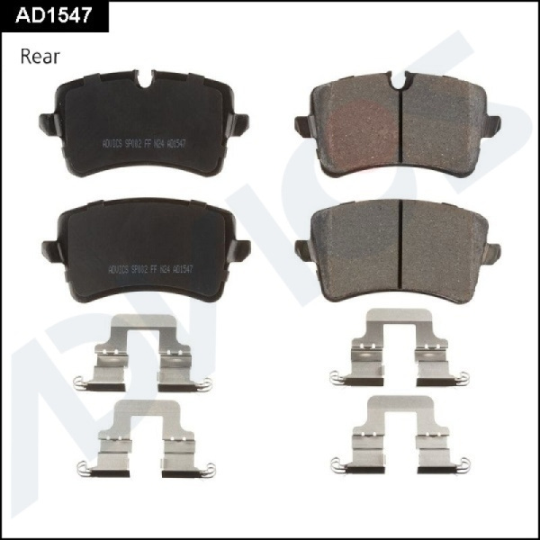 Дисковые тормозные колодки ADVICS (еврокерамика) задние AUDI A6 2010 - 2018   AUDI A7 2010 -    Porsche MACAN 2013 - 2019                                                                                                                                      