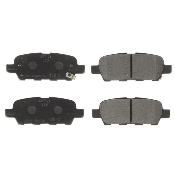 Дисковые тормозные колодки ADVICS задние NISSAN DUALIS 2007 - 2014   NISSAN Qashqai 2006 - 2014   NISSAN Teana 2008 -    NISSAN Tiida 2007 - 2014   NISSAN X-Trail 2007 - 2015   Suzuki GRAND VITARA 2008 - 2012